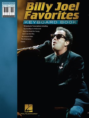 cover image of Billy Joel Favorites Keyboard Book (Songbook)